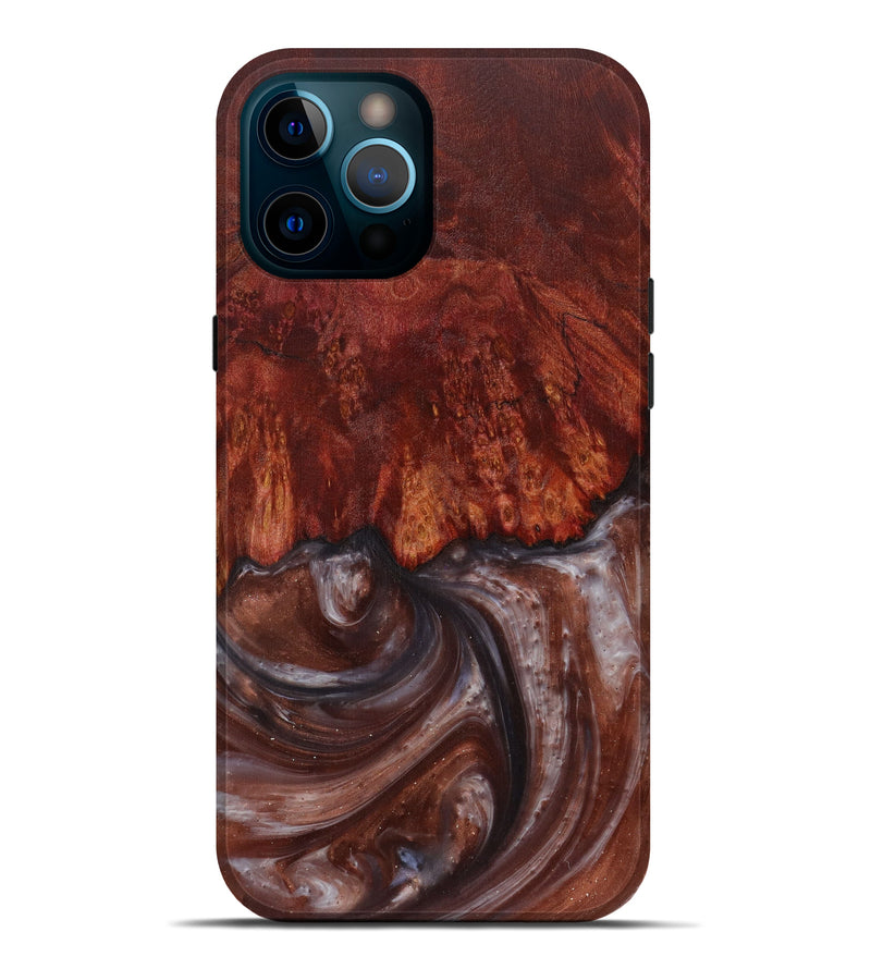 iPhone 12 Pro Max Wood+Resin Live Edge Phone Case - Callie (Metallic, 591400)