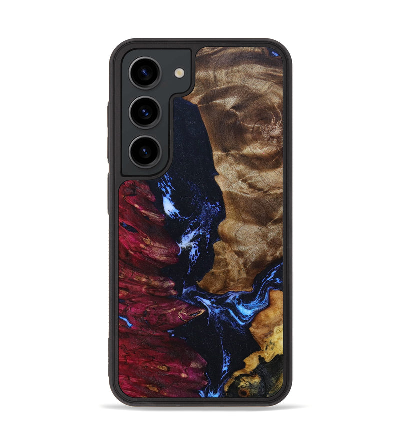 Galaxy S23 Wood+Resin Phone Case - Kaleb (Mosaic, 645266)