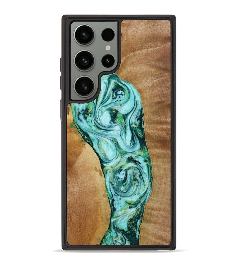 Galaxy S23 Ultra Wood+Resin Phone Case - Gabriella (Artist Pick, 647068)