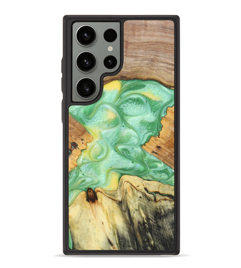 Galaxy S23 Ultra Wood+Resin Phone Case - Kassie (Mosaic, 626190)