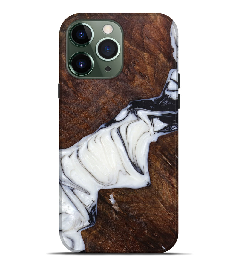 iPhone 13 Pro Max Wood+Resin Live Edge Phone Case - Jamie (Artist Pick, 641229)