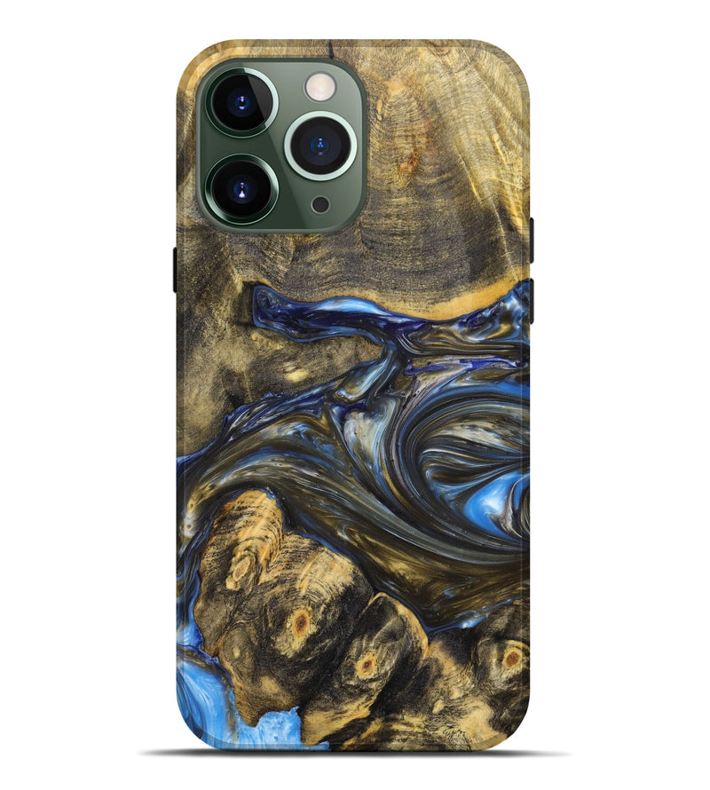 iPhone 13 Pro Max Wood+Resin Live Edge Phone Case - Gwen (Artist Pick, 638284)