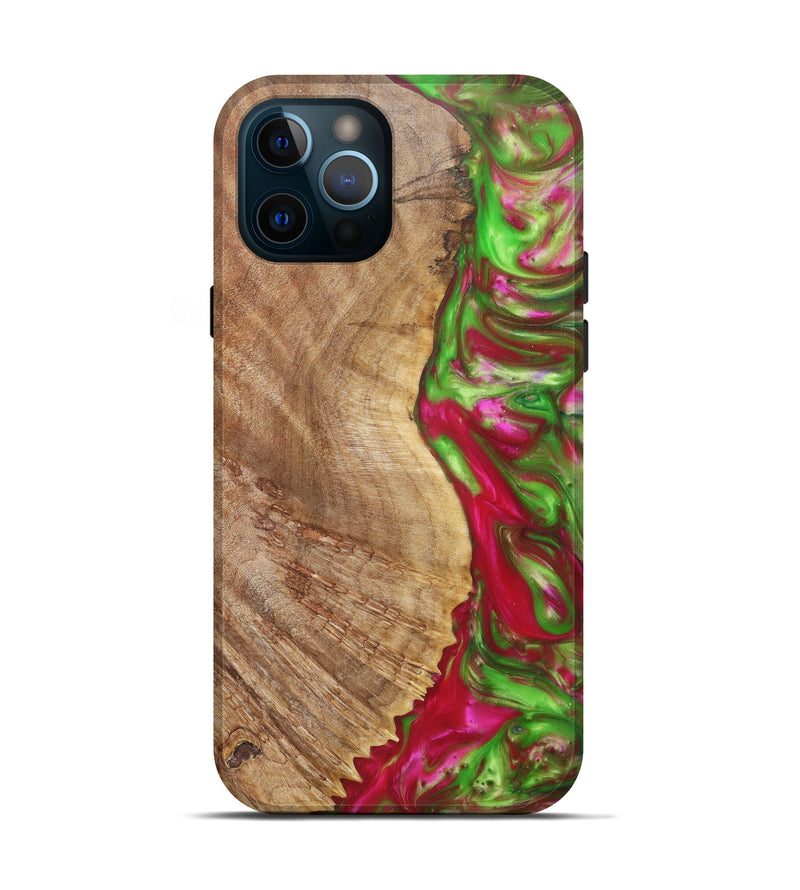 iPhone 12 Pro Wood+Resin Live Edge Phone Case - Gunner (Artist Pick, 624490)