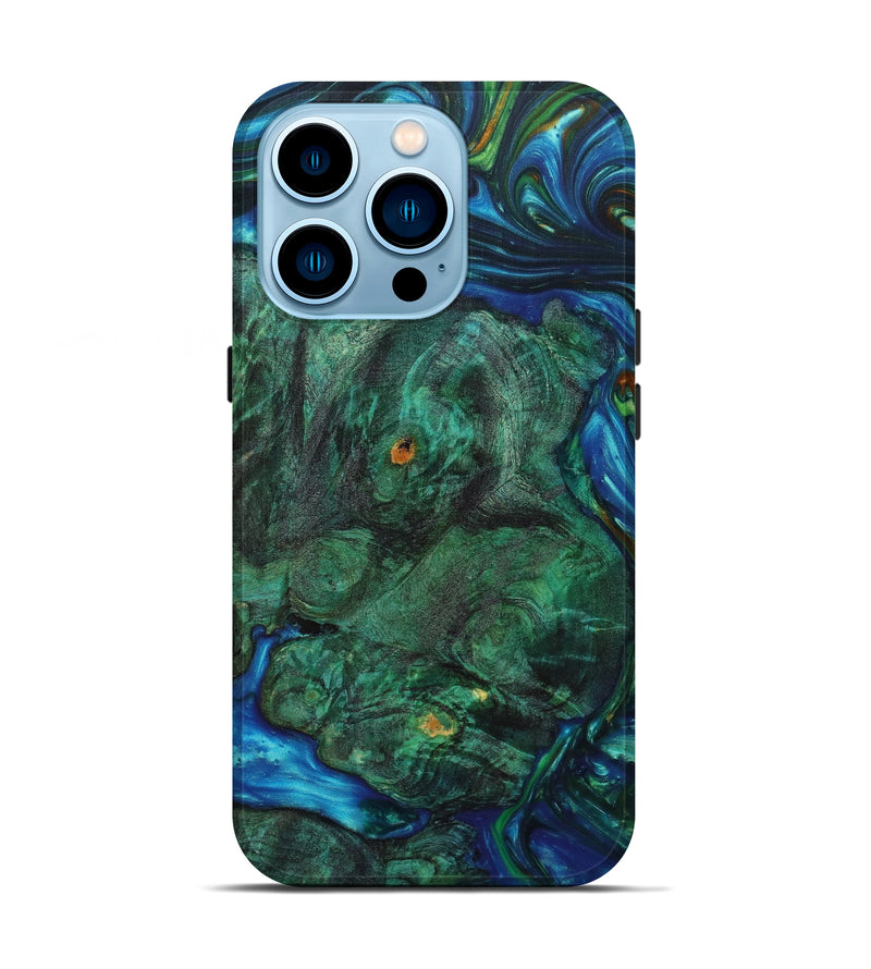 iPhone 14 Pro Wood+Resin Live Edge Phone Case - Martin (Artist Pick, 635696)