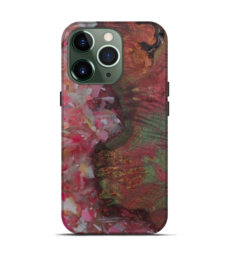 iPhone 13 Pro Wood+Resin Live Edge Phone Case - Joelle (Confetti, 584081)