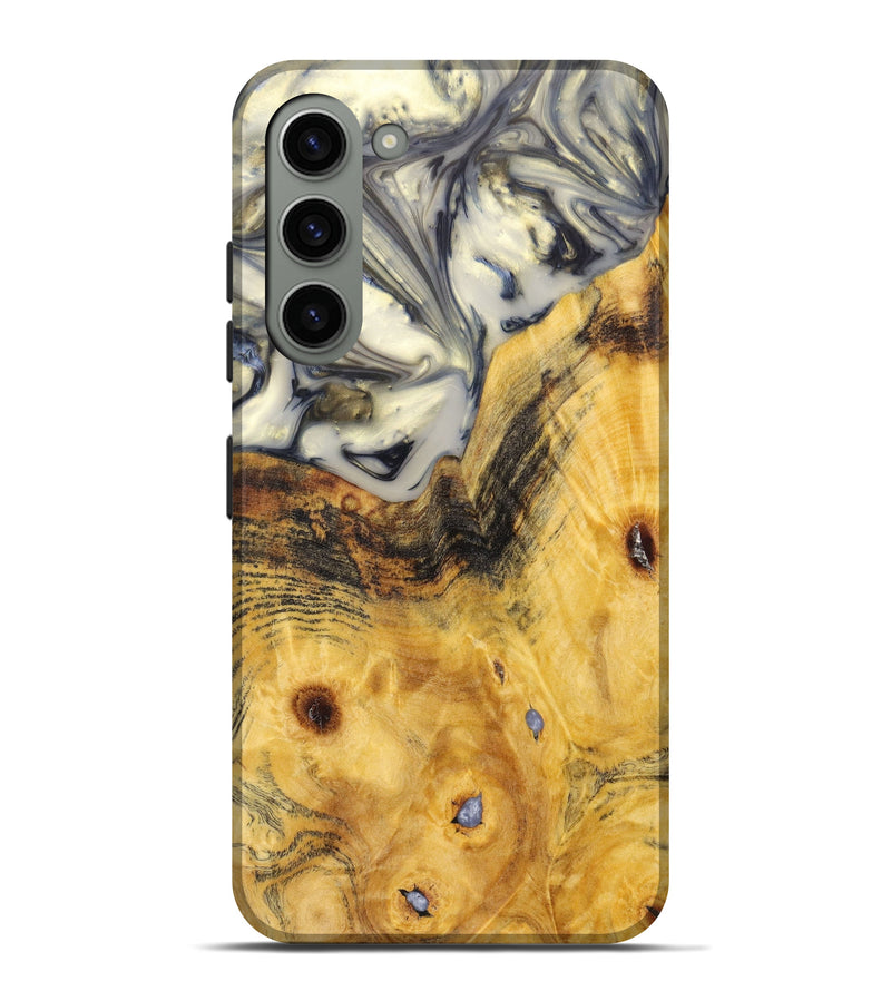 Galaxy S23 Plus Wood+Resin Live Edge Phone Case - Elisha (Metallic, 623925)