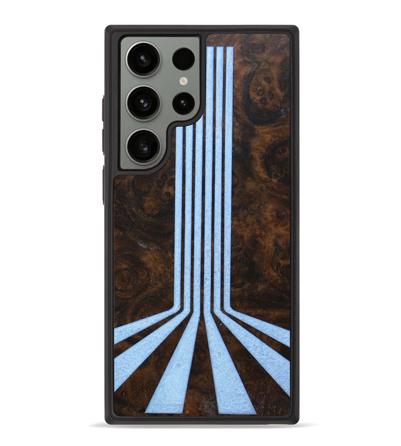 Galaxy S23 Ultra Wood+Resin Phone Case - Lillian (Retro, 634511)