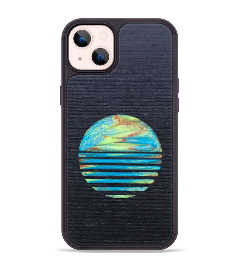 iPhone 14 Plus Wood+Resin Phone Case - Lyla (Retro, 634705)