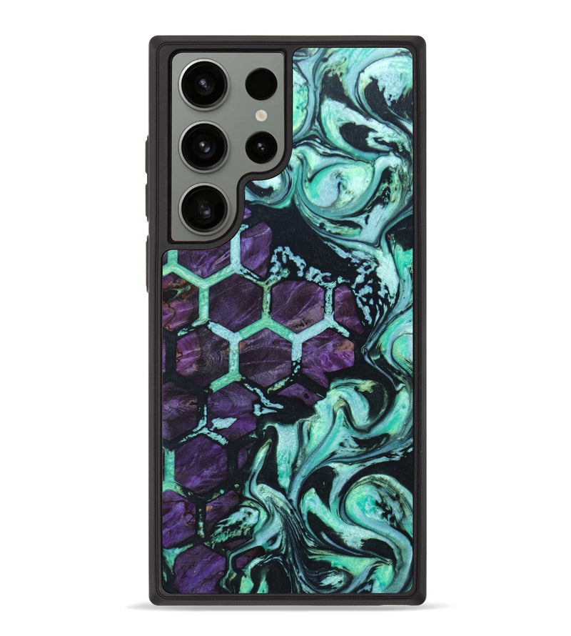 Galaxy S23 Ultra Wood+Resin Phone Case - Aubrianna (Pattern, 625693)