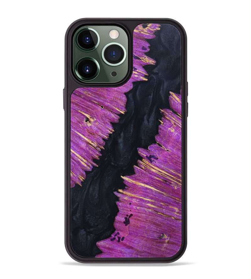 iPhone 13 Pro Max Wood+Resin Phone Case - Antoinette (Galaxy, 637803)