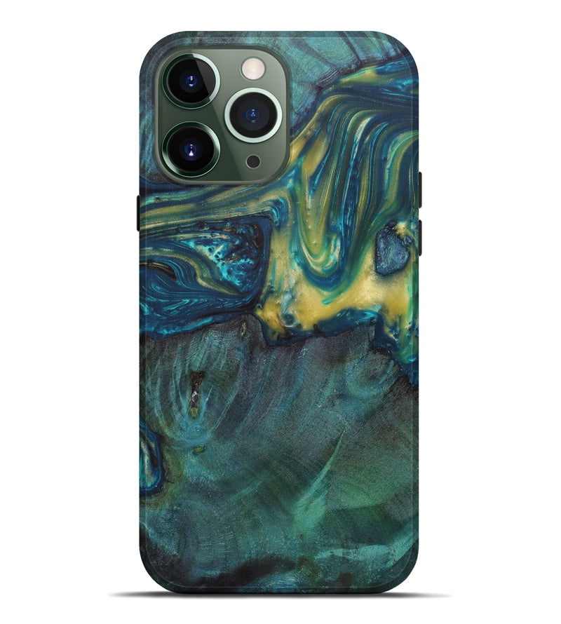 iPhone 13 Pro Max Wood+Resin Live Edge Phone Case - Elyse (Artist Pick, 635950)