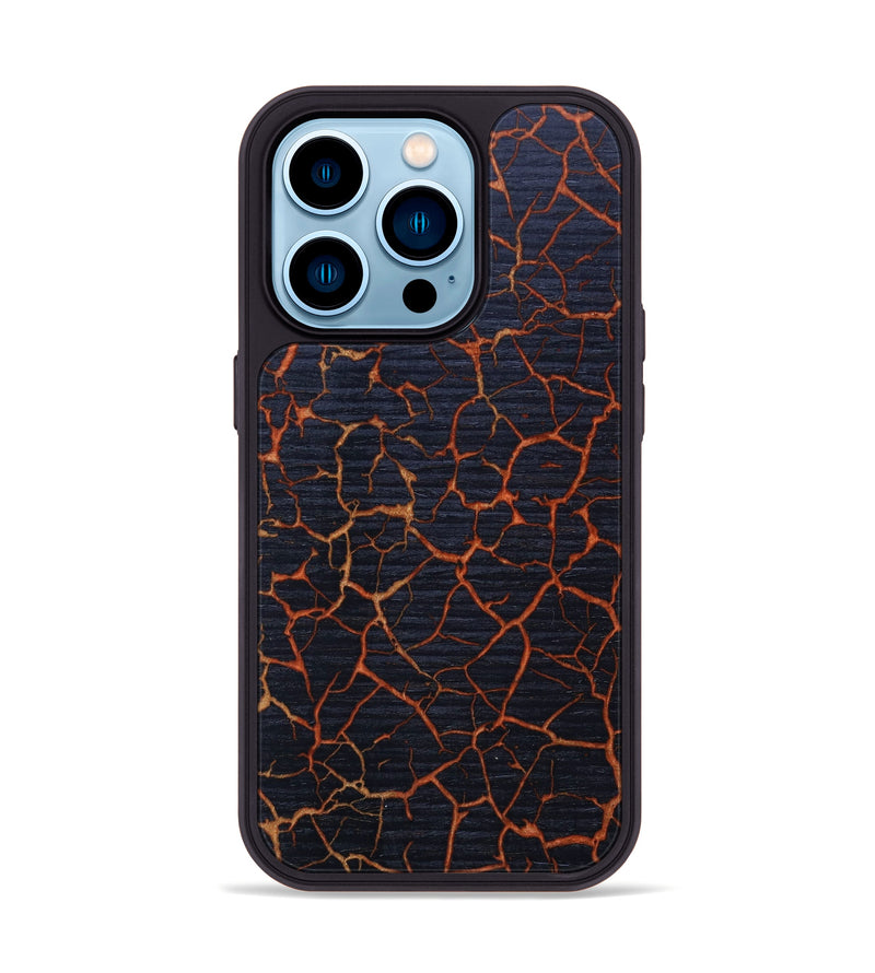 iPhone 14 Pro Wood+Resin Phone Case - Johnna (Lava, 627144)