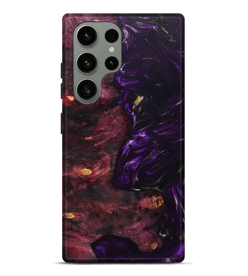 Galaxy S23 Ultra Wood+Resin Live Edge Phone Case - Grisel (Purple, 625368)