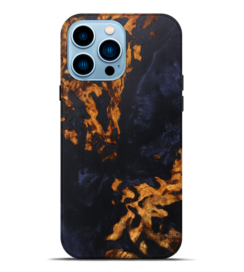 iPhone 14 Pro Max Wood+Resin Live Edge Phone Case - Natalina (Artist Pick, 608632)