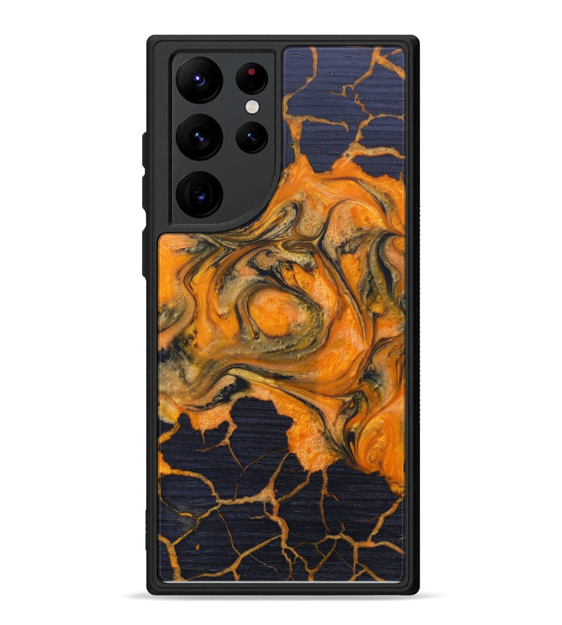 Galaxy S22 Ultra Wood+Resin Phone Case - Heidy (Lava, 625012)