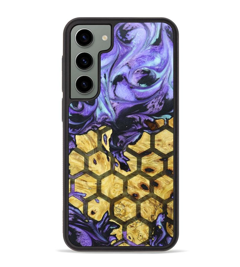 Galaxy S23 Plus Wood+Resin Phone Case - Donte (Pattern, 631349)
