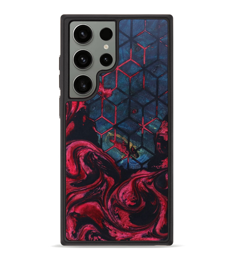 Galaxy S23 Ultra Wood+Resin Phone Case - Beverley (Pattern, 625682)