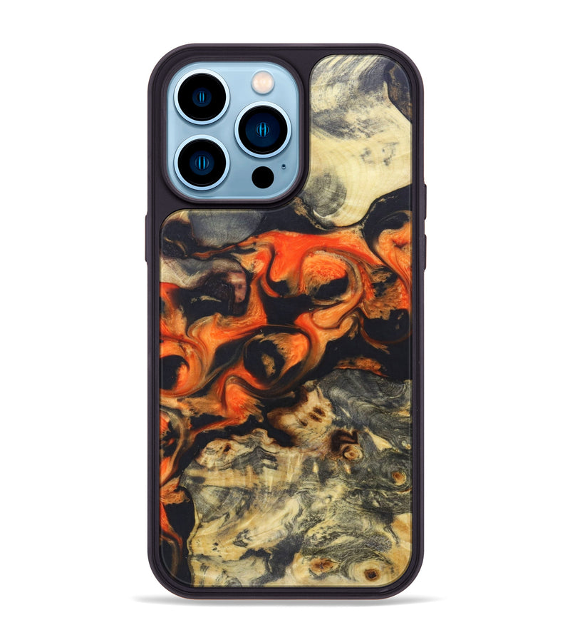iPhone 14 Pro Max Wood+Resin Phone Case - Wilson (Lava, 625062)