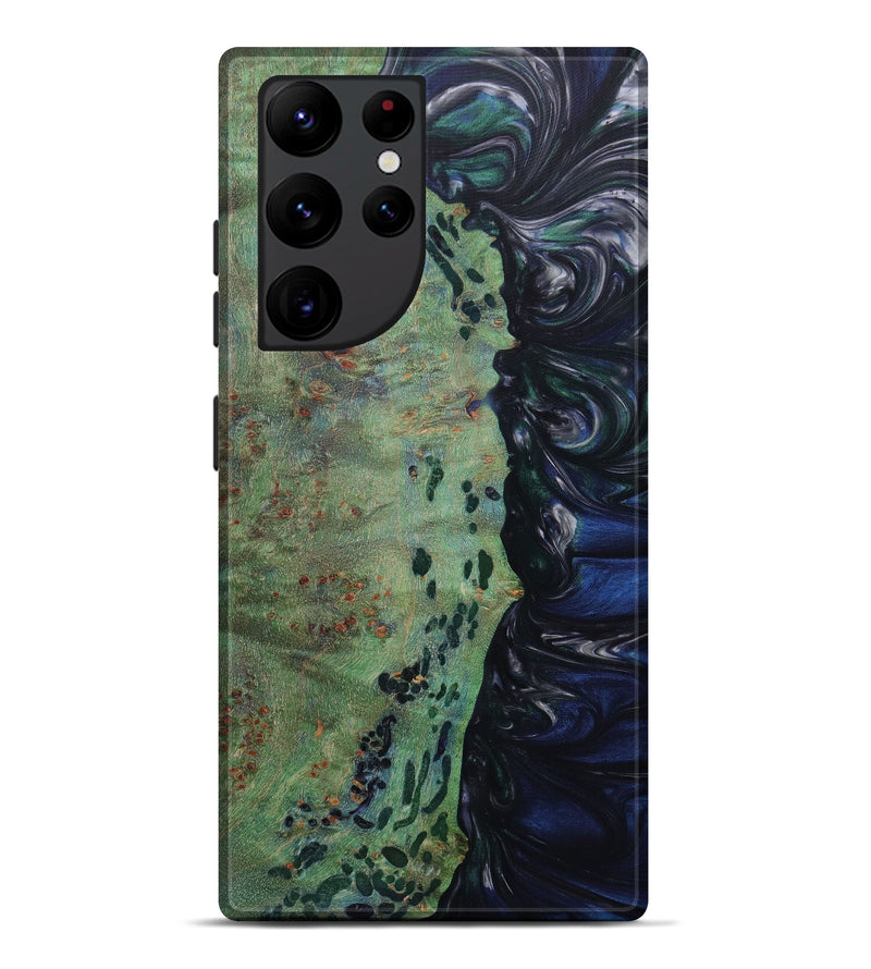 Galaxy S22 Ultra Wood+Resin Live Edge Phone Case - Kinsley (Artist Pick, 613973)