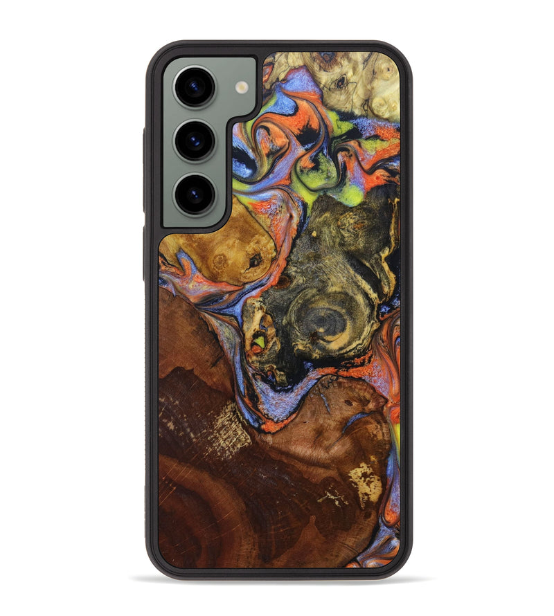 Galaxy S23 Plus Wood+Resin Phone Case - Usman (Mosaic, 633664)
