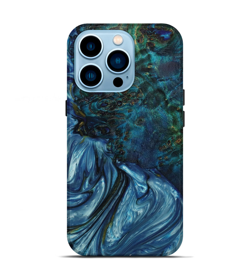 iPhone 14 Pro Wood+Resin Live Edge Phone Case - Robyn (Artist Pick, 644319)