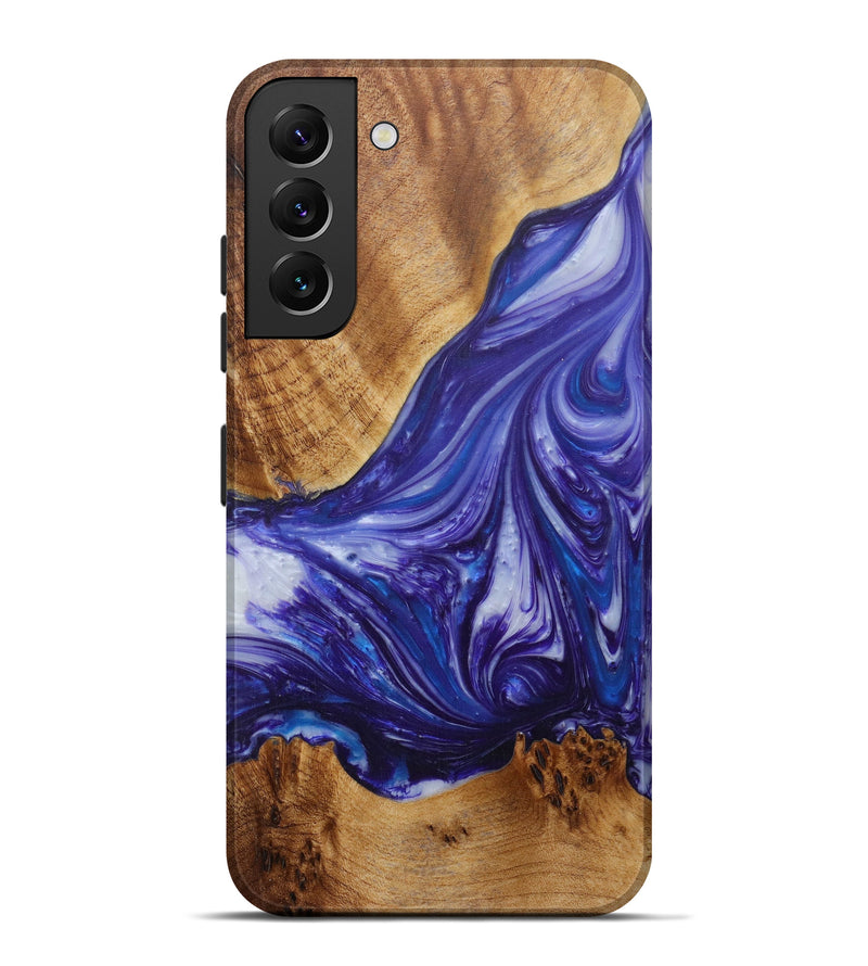 Galaxy S22 Plus Wood+Resin Live Edge Phone Case - Jill (Purple, 594782)