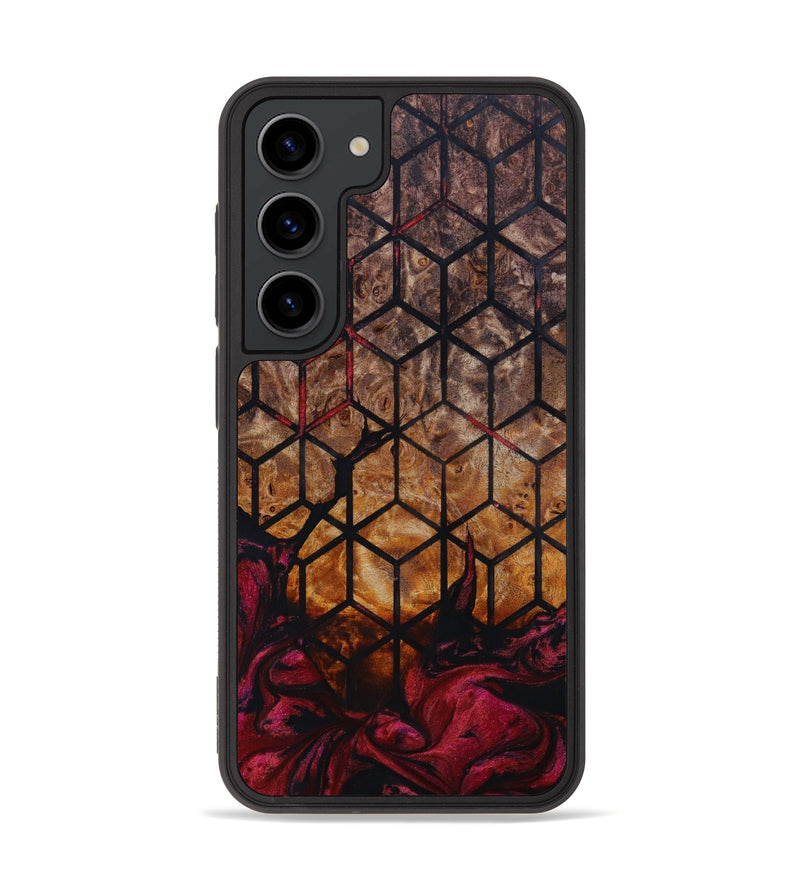 Galaxy S23 Wood+Resin Phone Case - Khloe (Pattern, 641286)