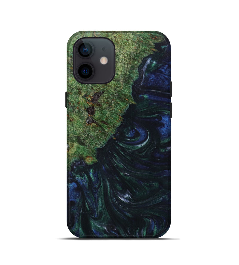 iPhone 12 mini Wood+Resin Live Edge Phone Case - Betty (Artist Pick, 620736)