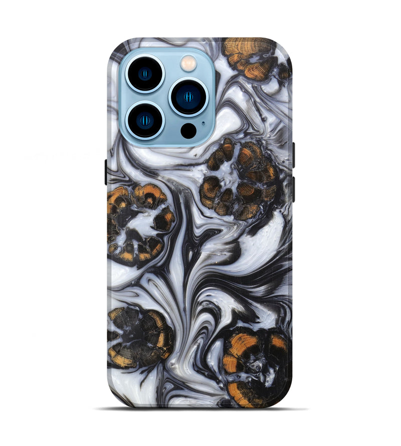 iPhone 14 Pro Wood+Resin Live Edge Phone Case - Darleen (Artist Pick, 607245)