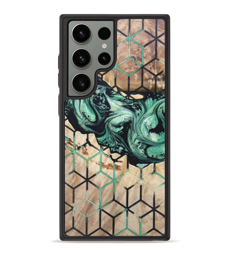 Galaxy S23 Ultra Wood+Resin Phone Case - Calum (Pattern, 628153)
