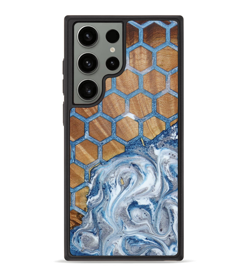 Galaxy S23 Ultra Wood+Resin Phone Case - Gloria (Pattern, 641296)