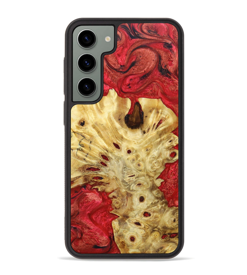 Galaxy S23 Plus Wood+Resin Phone Case - Marcy (Red, 631068)