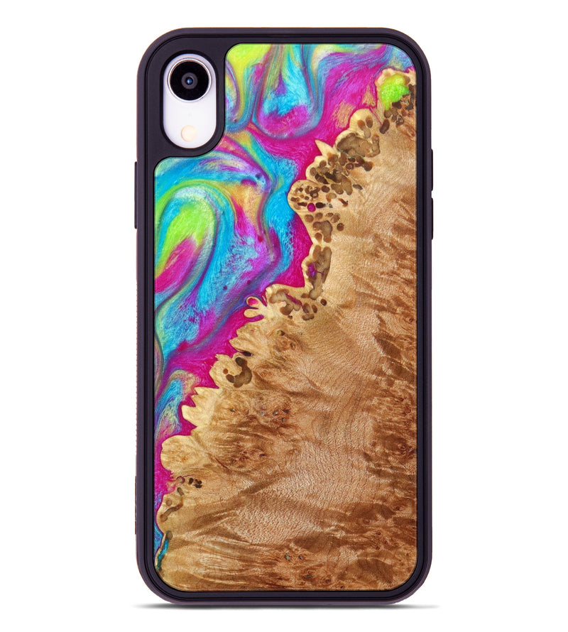 iPhone Xr Wood+Resin Phone Case - Marisol (Retro, 636291)