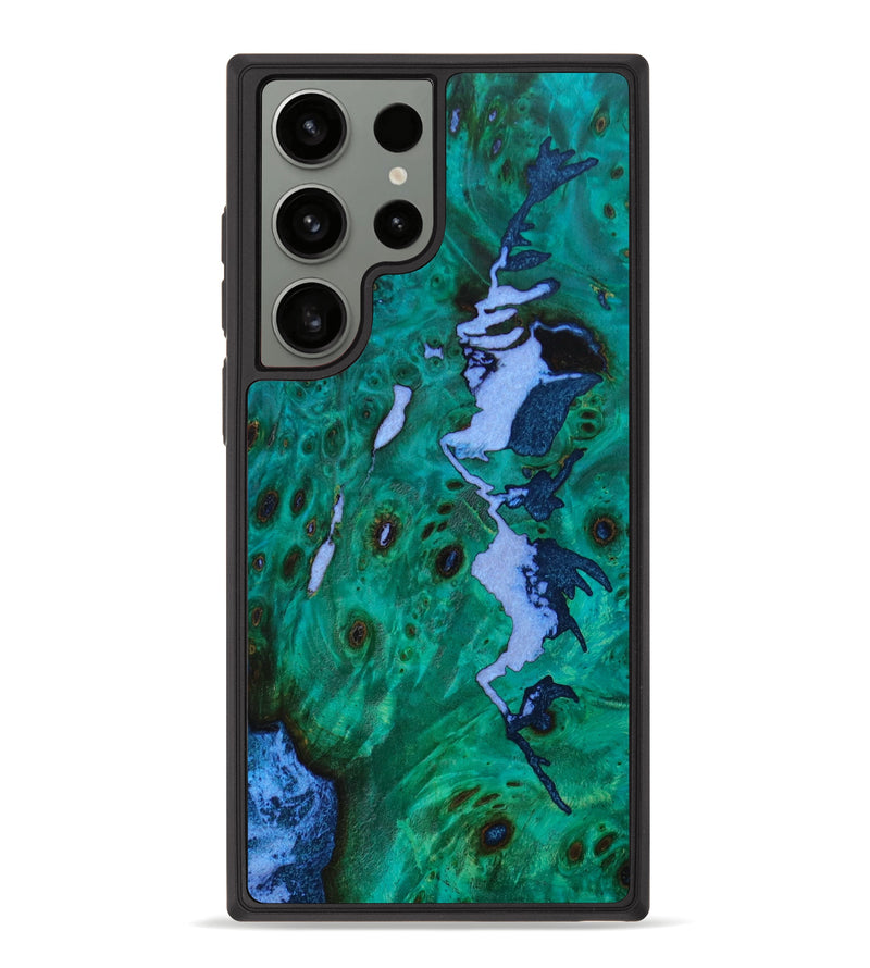 Galaxy S23 Ultra Wood+Resin Phone Case - Alayna (Pattern, 642497)