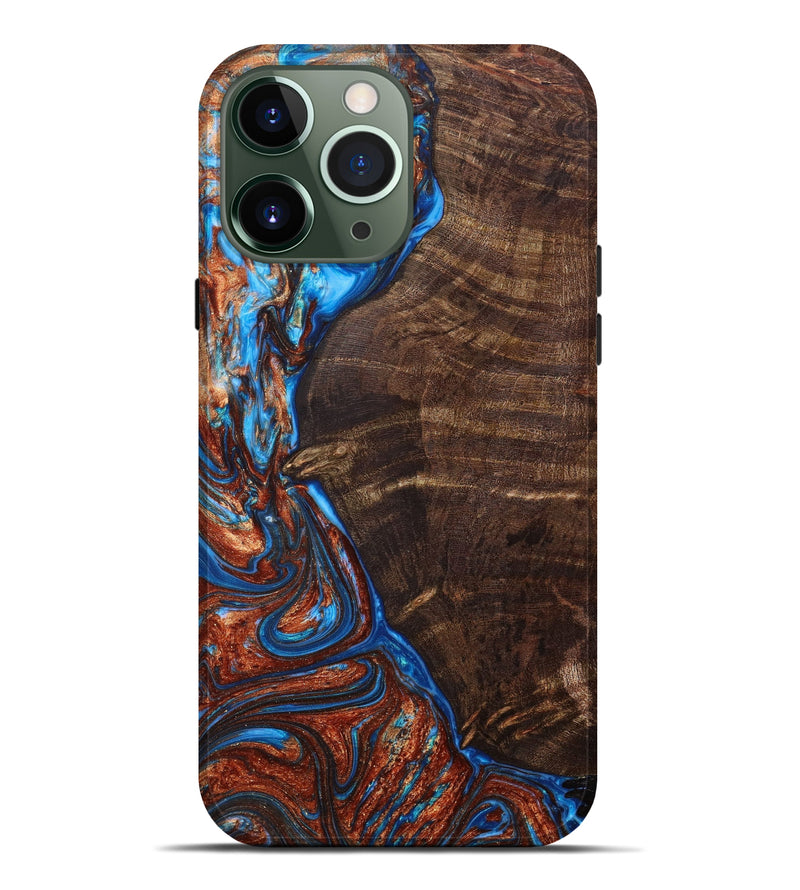 iPhone 13 Pro Max Wood+Resin Live Edge Phone Case - Braylen (Artist Pick, 642815)