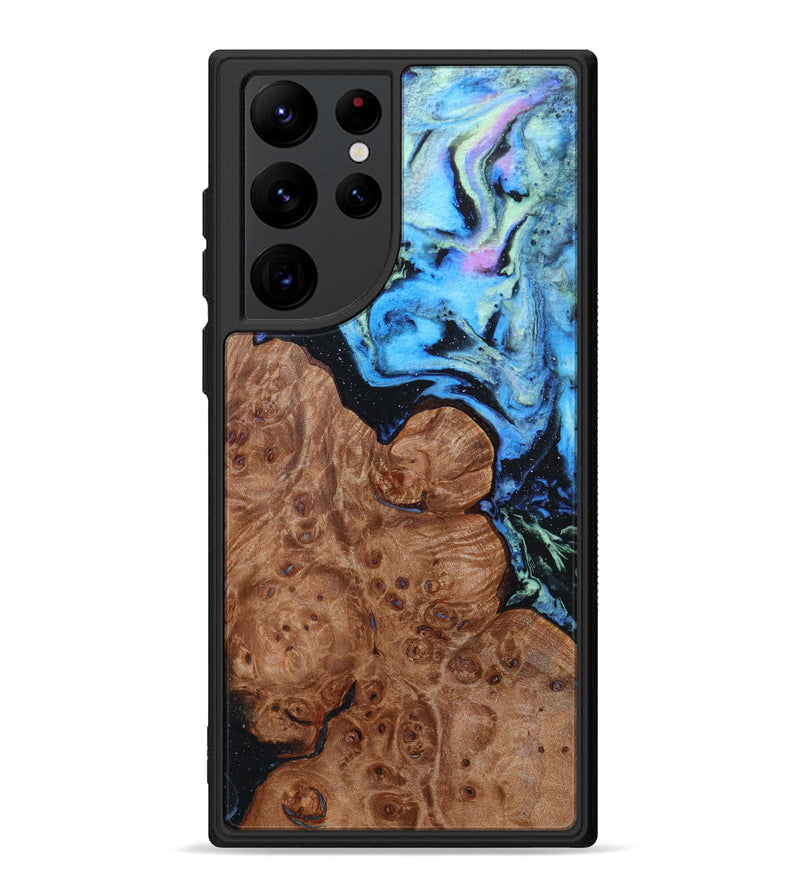 Galaxy S22 Ultra Wood+Resin Phone Case - Kiana (Aurora, 617673)