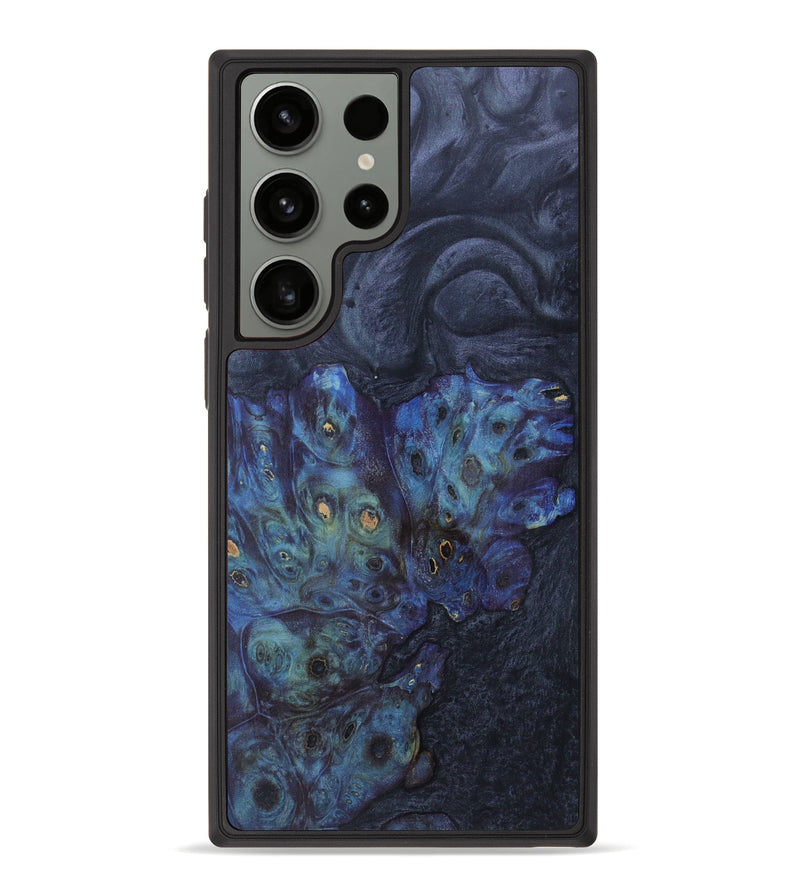 Galaxy S23 Ultra Wood+Resin Phone Case - Kase (Black & White, 621447)