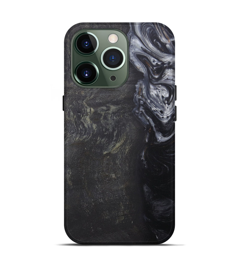iPhone 13 Pro Wood+Resin Live Edge Phone Case - Rayna (Metallic, 575513)