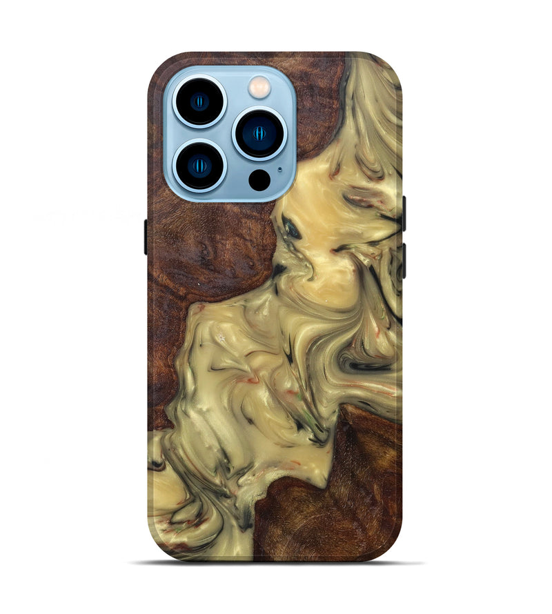 iPhone 14 Pro Wood+Resin Live Edge Phone Case - Kathye (Artist Pick, 607234)