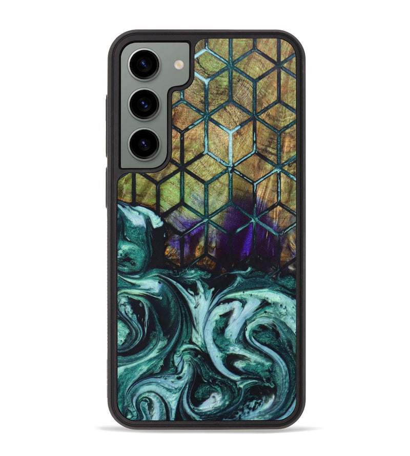 Galaxy S23 Plus Wood+Resin Phone Case - Kate (Pattern, 636805)
