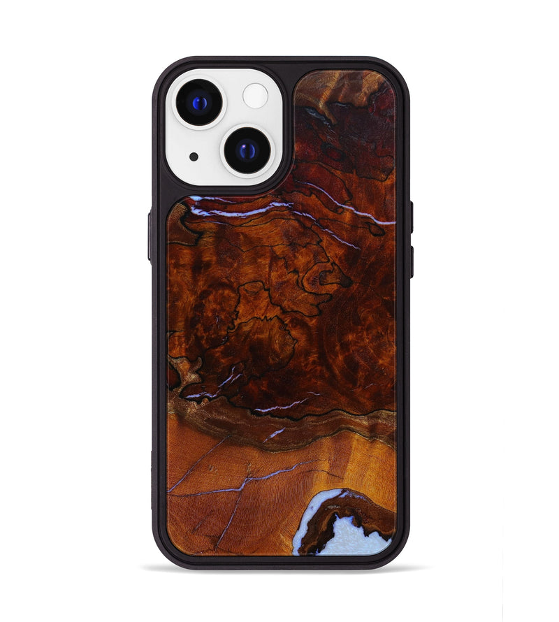 iPhone 13 Wood+Resin Phone Case - Ezequiel (Wood Burl, 647373)