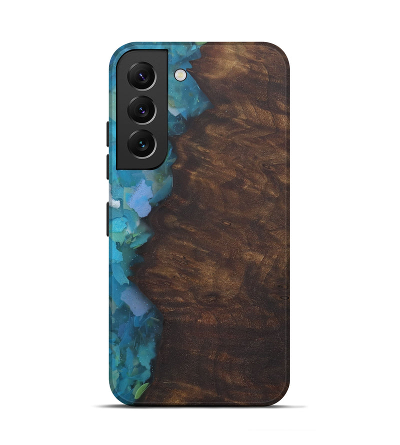 Galaxy S22 Wood+Resin Live Edge Phone Case - Bria (Confetti, 581208)