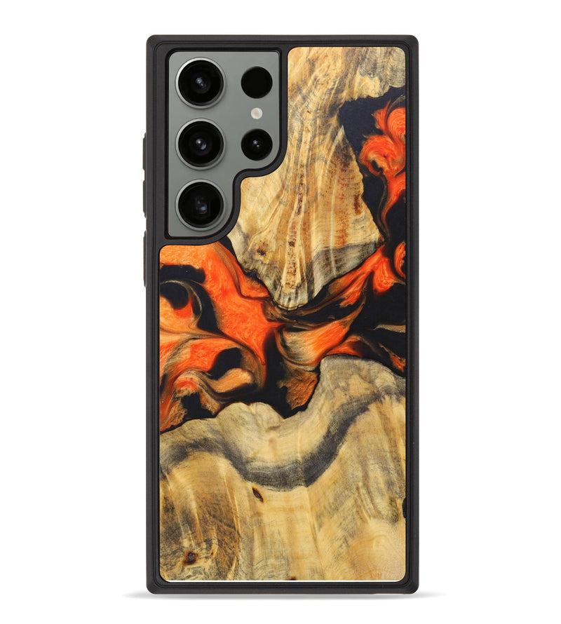 Galaxy S23 Ultra Wood+Resin Phone Case - Jamar (Lava, 624933)