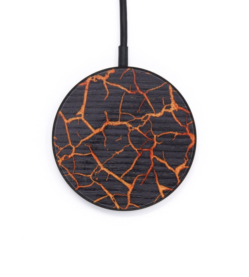 Circle Wood+Resin Wireless Charger - Juwan (Lava, 627037)