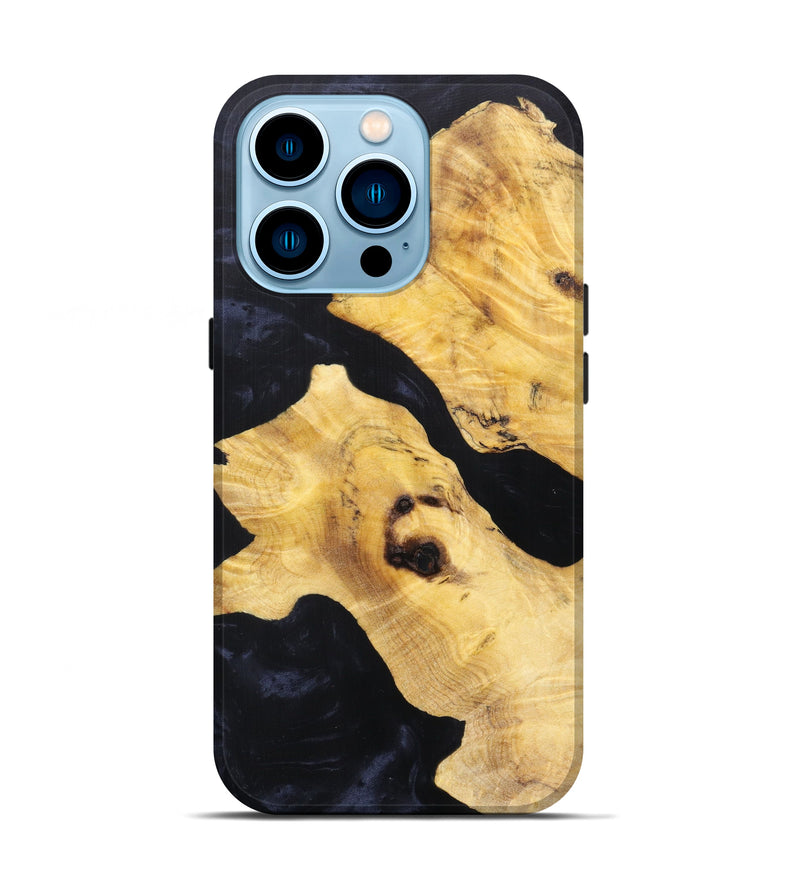 iPhone 14 Pro Wood+Resin Live Edge Phone Case - Sharron (Artist Pick, 616823)