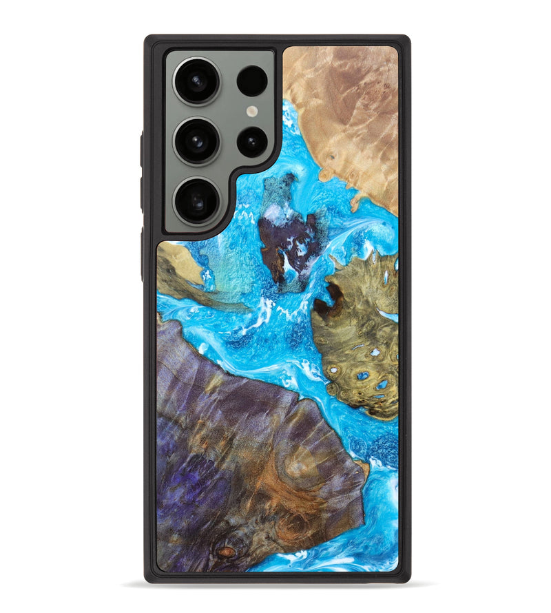 Galaxy S23 Ultra Wood+Resin Phone Case - Stephon (Mosaic, 626929)