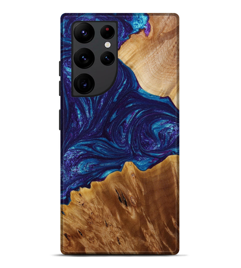 Galaxy S22 Ultra Wood+Resin Live Edge Phone Case - Lennox (Artist Pick, 646925)