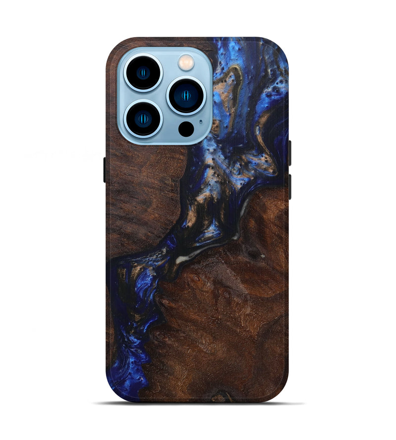 iPhone 14 Pro Wood+Resin Live Edge Phone Case - Renada (Artist Pick, 611162)
