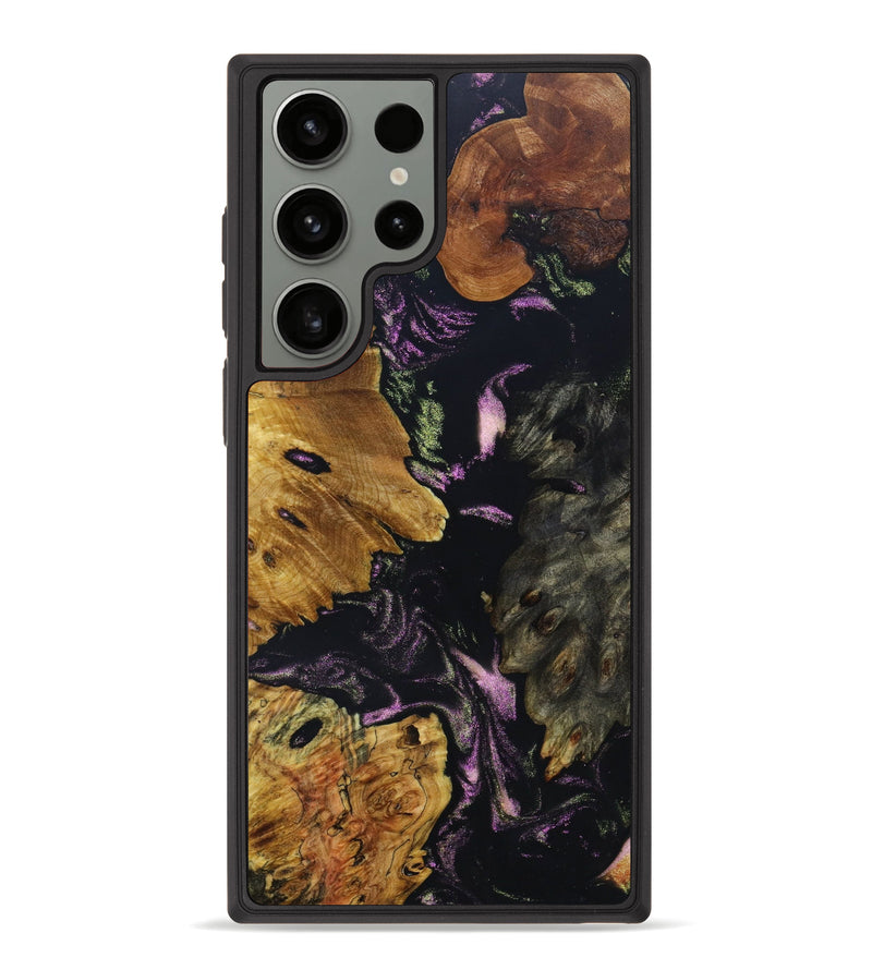 Galaxy S23 Ultra Wood+Resin Phone Case - Adalyn (Mosaic, 645279)
