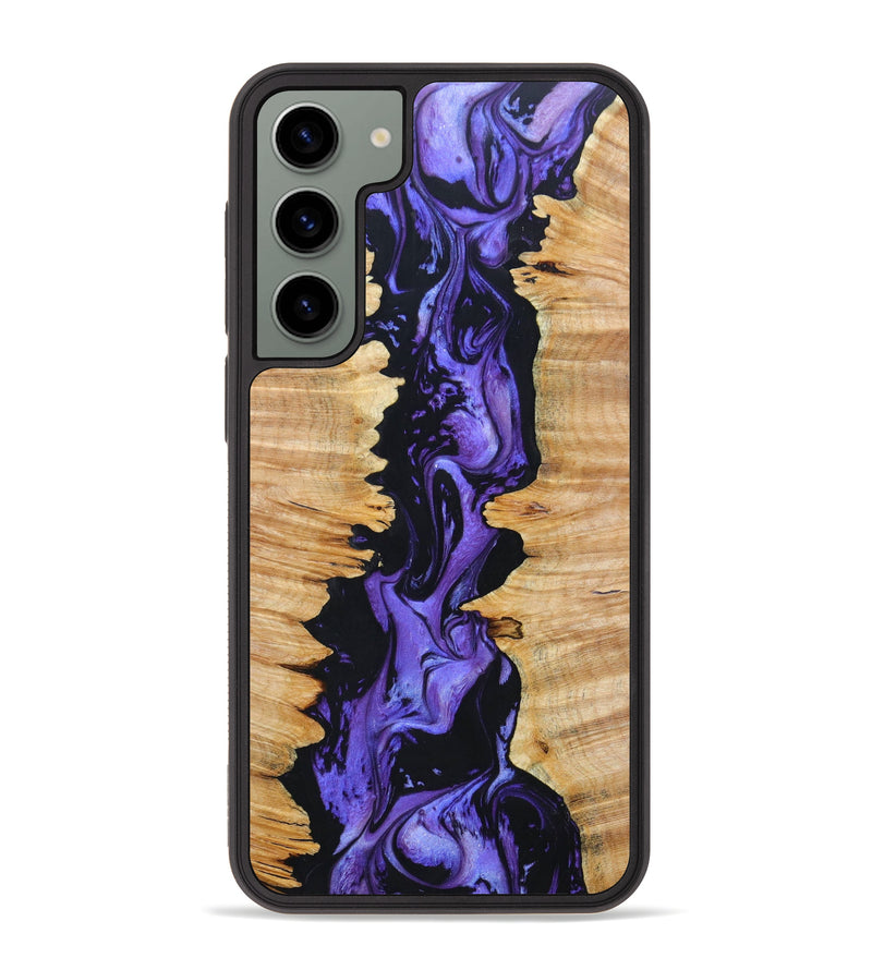 Galaxy S23 Plus Wood+Resin Phone Case - Jobi (Purple, 633895)